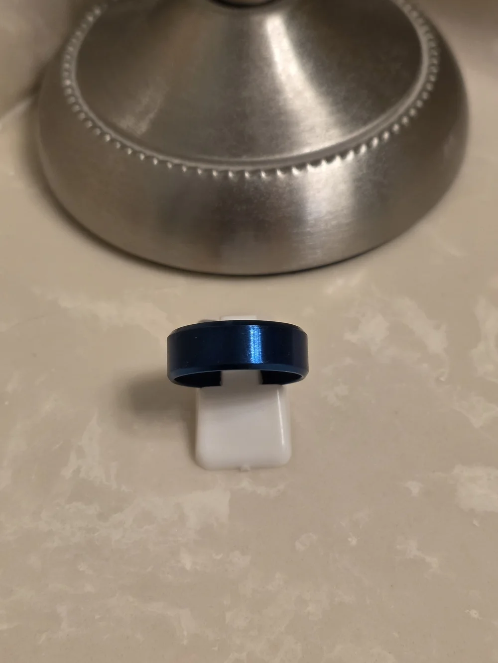Men's Cobalt Blue Ring Band Size 9
